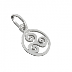 Colgante Triskell plata 925