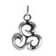Colgante Triskell plata 925
